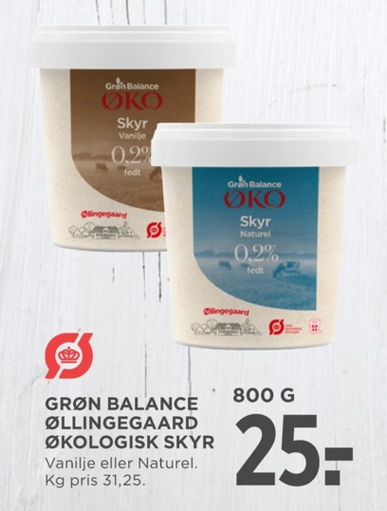 Grøn Balance Øllingegaard, Vanilje Skyr 0,2%