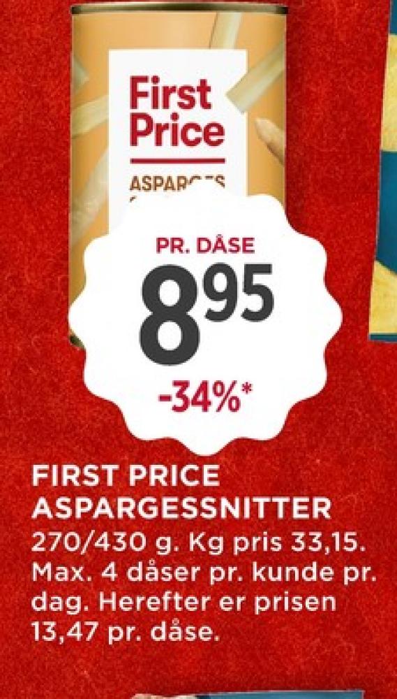 First Price, Asparges