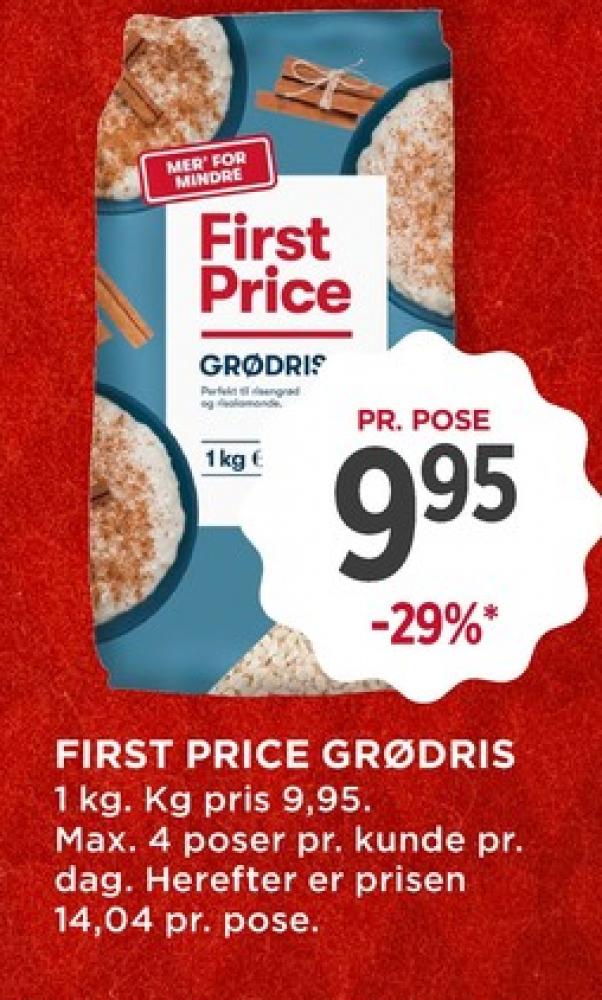 First Price, Grødris