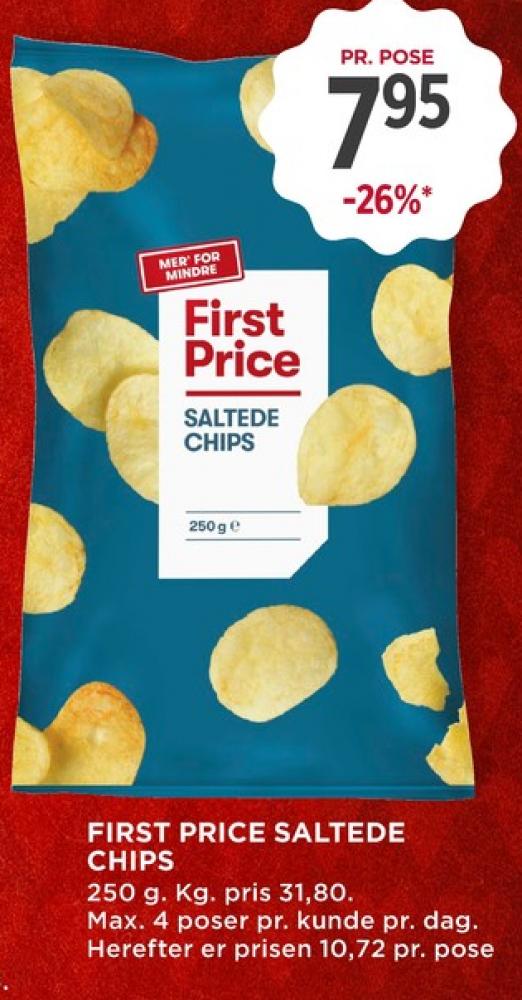 First Price, Saltede Chips