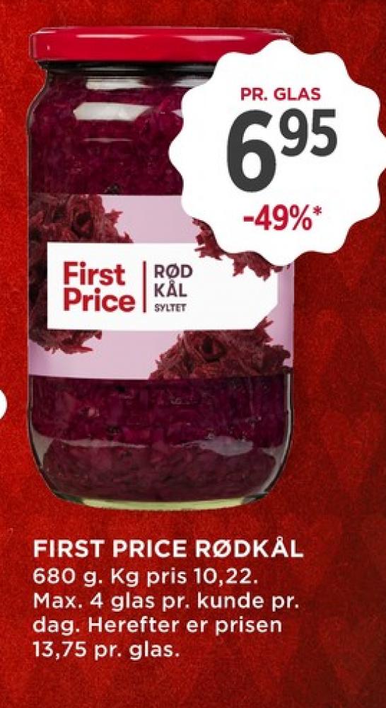 First Price, Rødkål-syltet