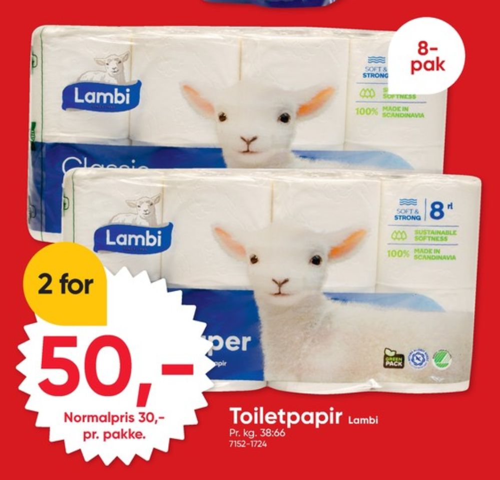 Lambi Classic, Toiletpapir