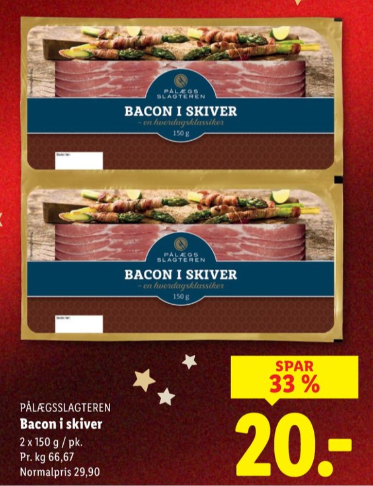 Pålækker, Bacon & Kylling salat