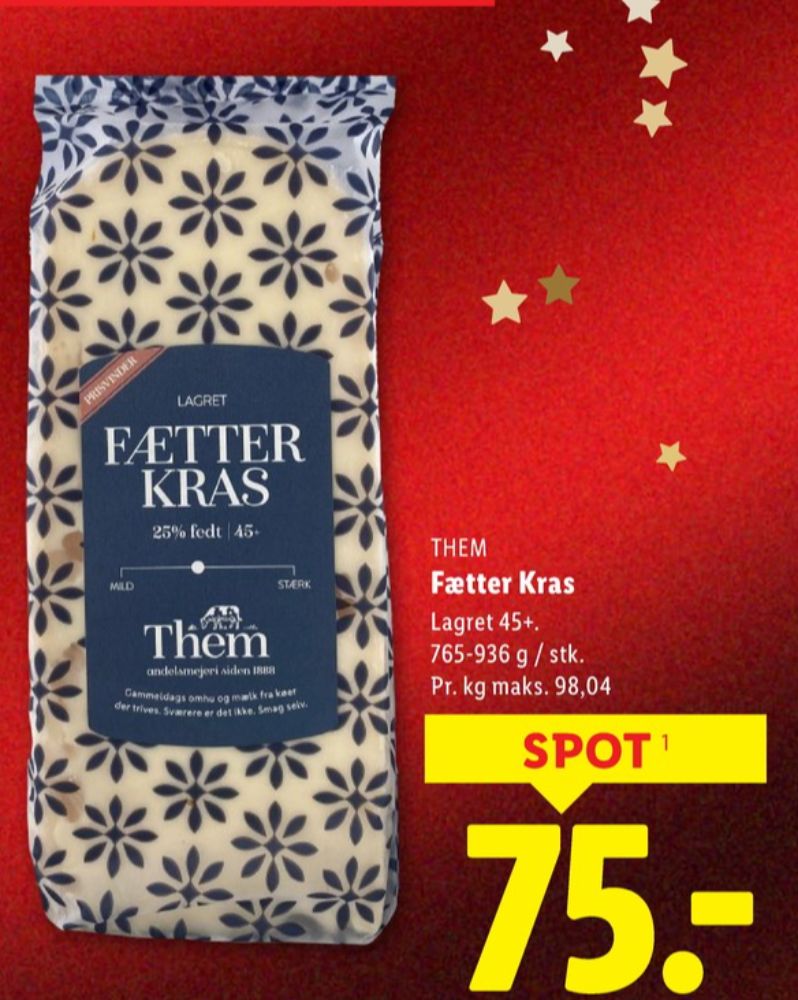 Fætter Kras, Skæreost