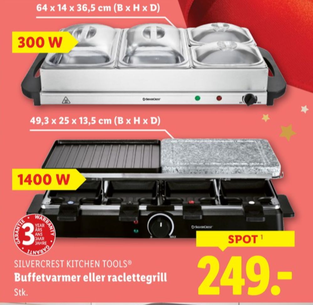 SilverCrest, Raclette