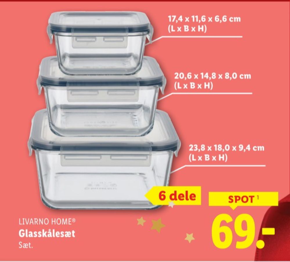 Livarno, Glasskålesæt