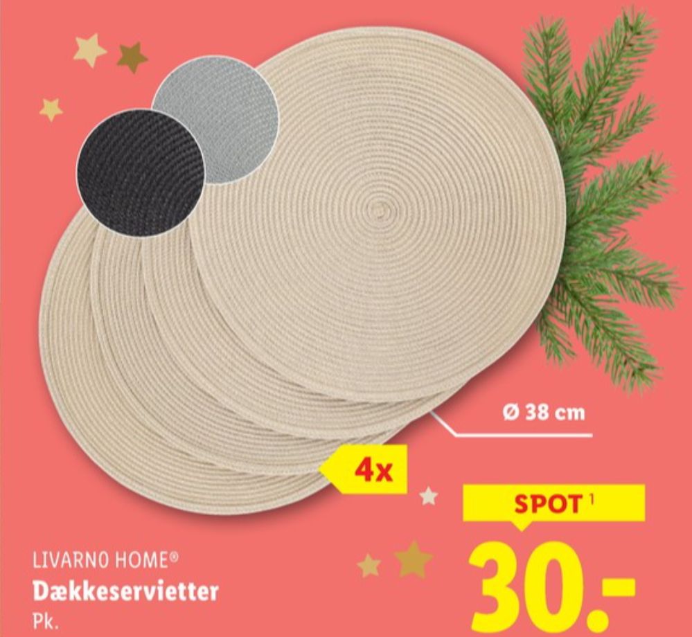 Livarno, Dækkeserviet