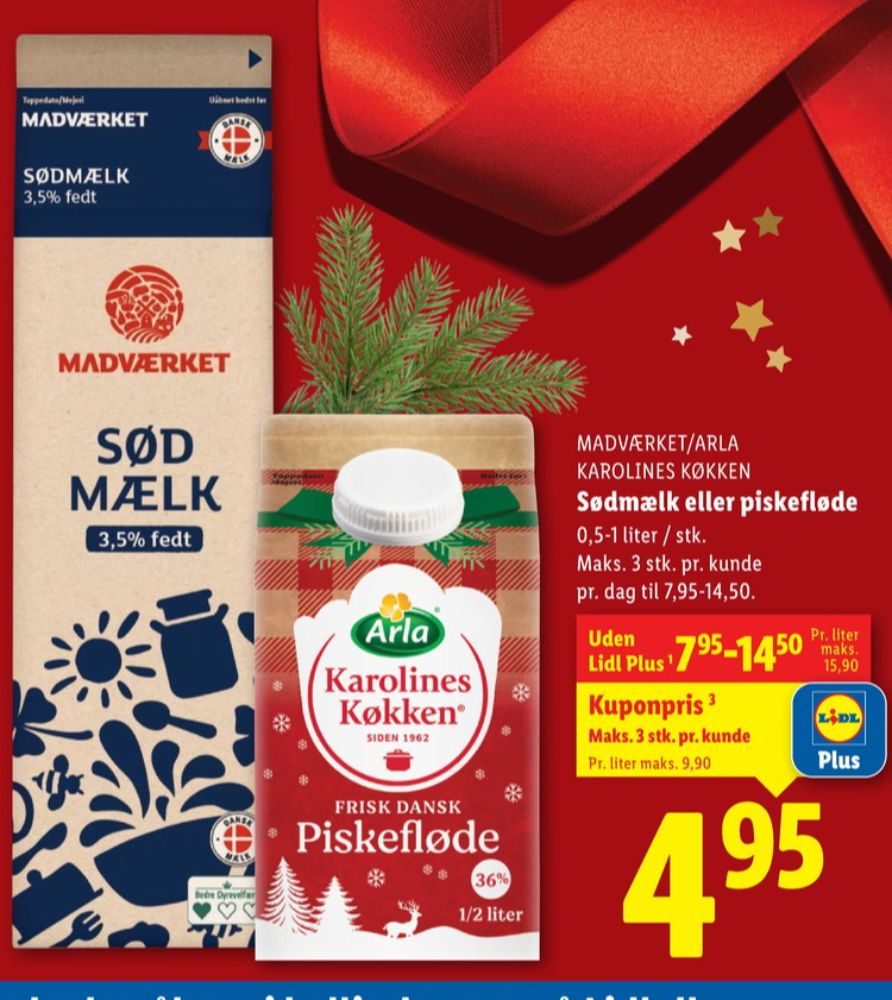 Madværket, Sødmælk