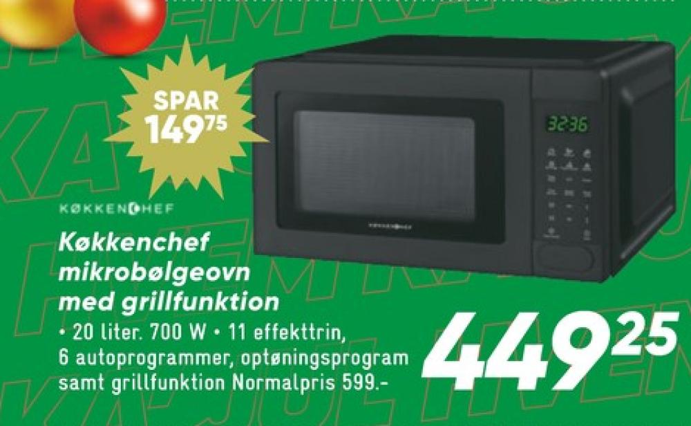 KøkkenChef, Mikroovn