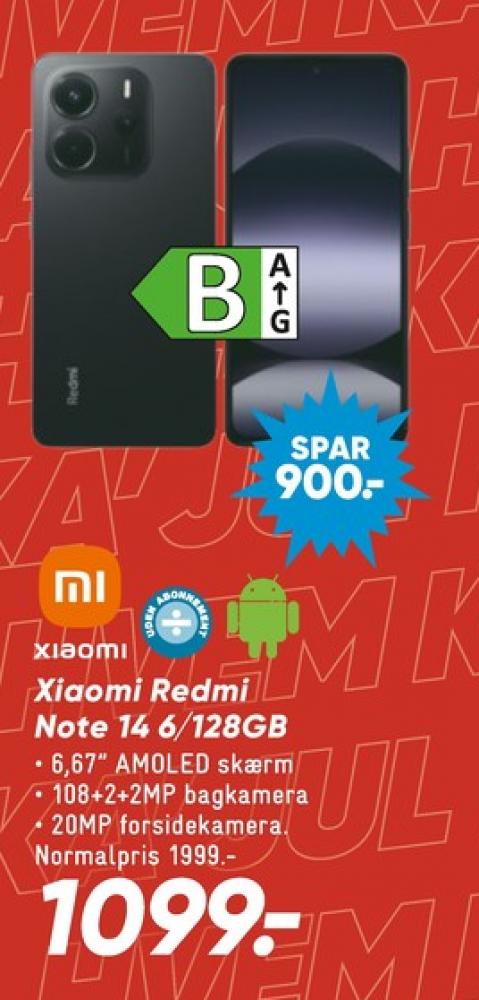 Xiaomi Redmi Note 14, Mobiltelefon