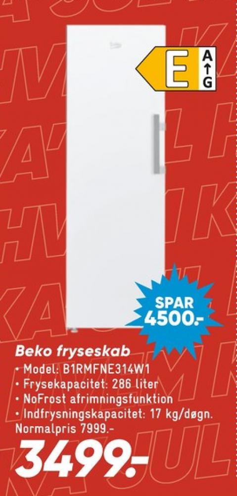 Beko, Køle/Fryseskab
