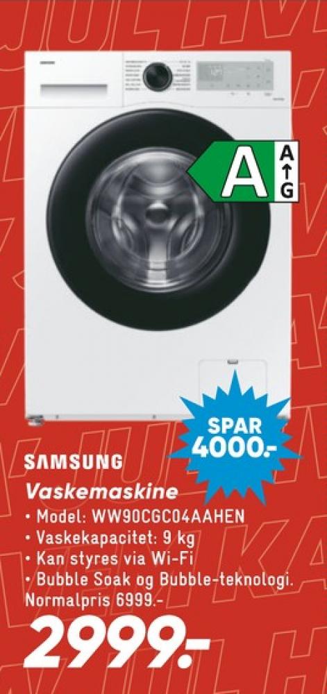 Samsung, Vaskemaskine