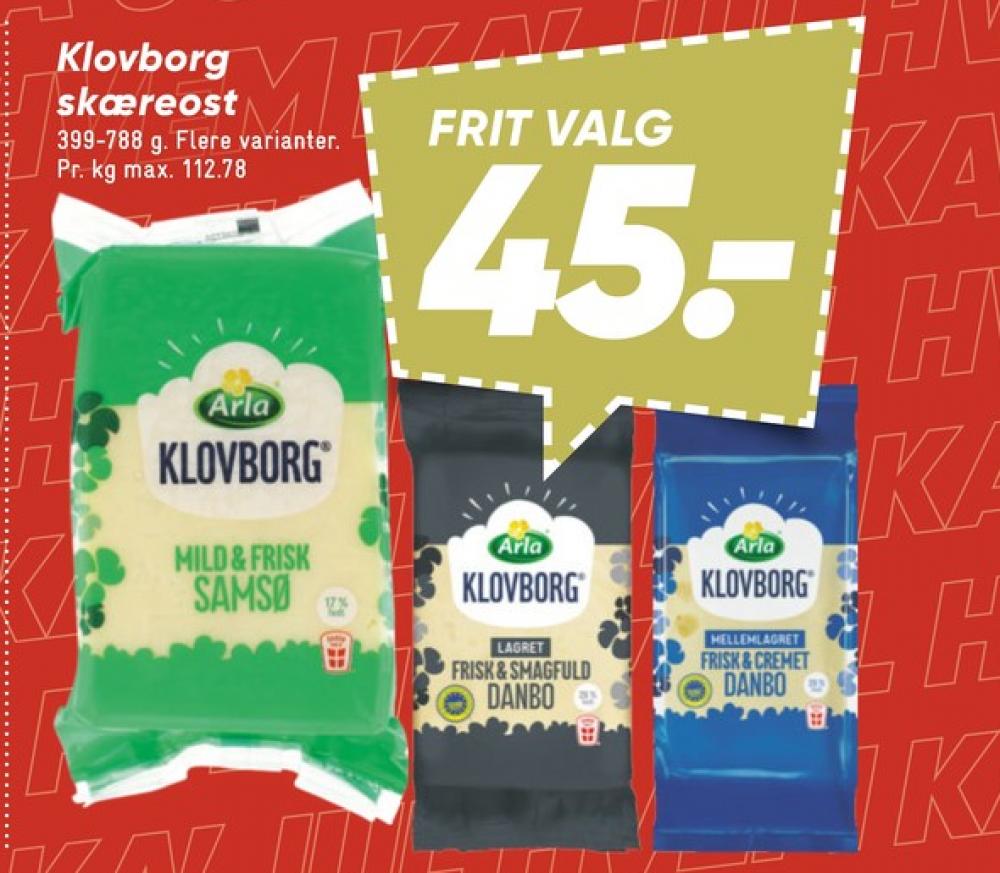 Klovborg, Skæreost Danbo Lagret