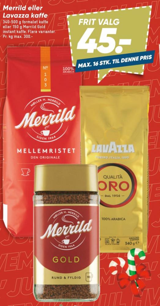 Merrild Mellemristet, Kaffe Formalet