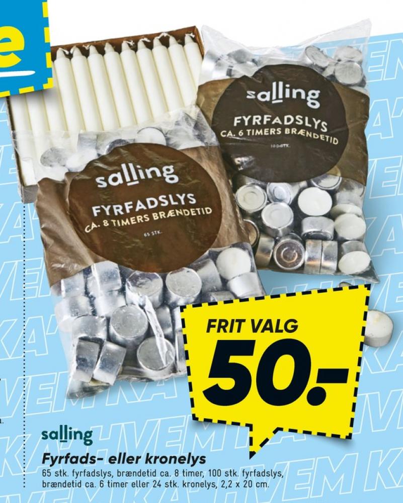 Salling, Fyrfadslys