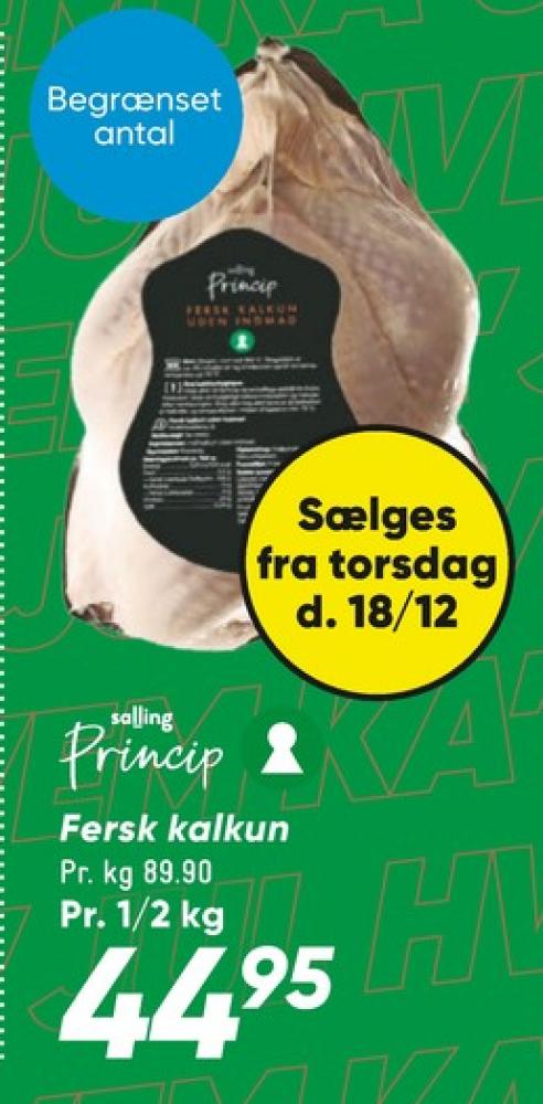 Salling Princip, Kalkun