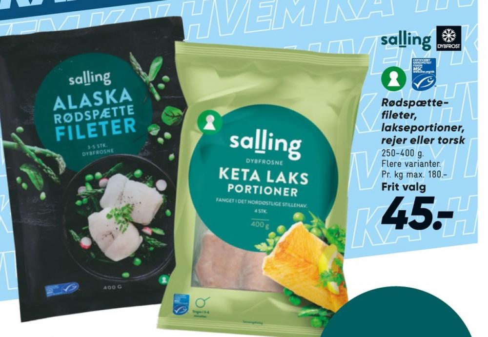 Salling, Rødspættefileter