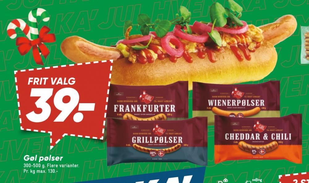 Gøl, Wienerpølser