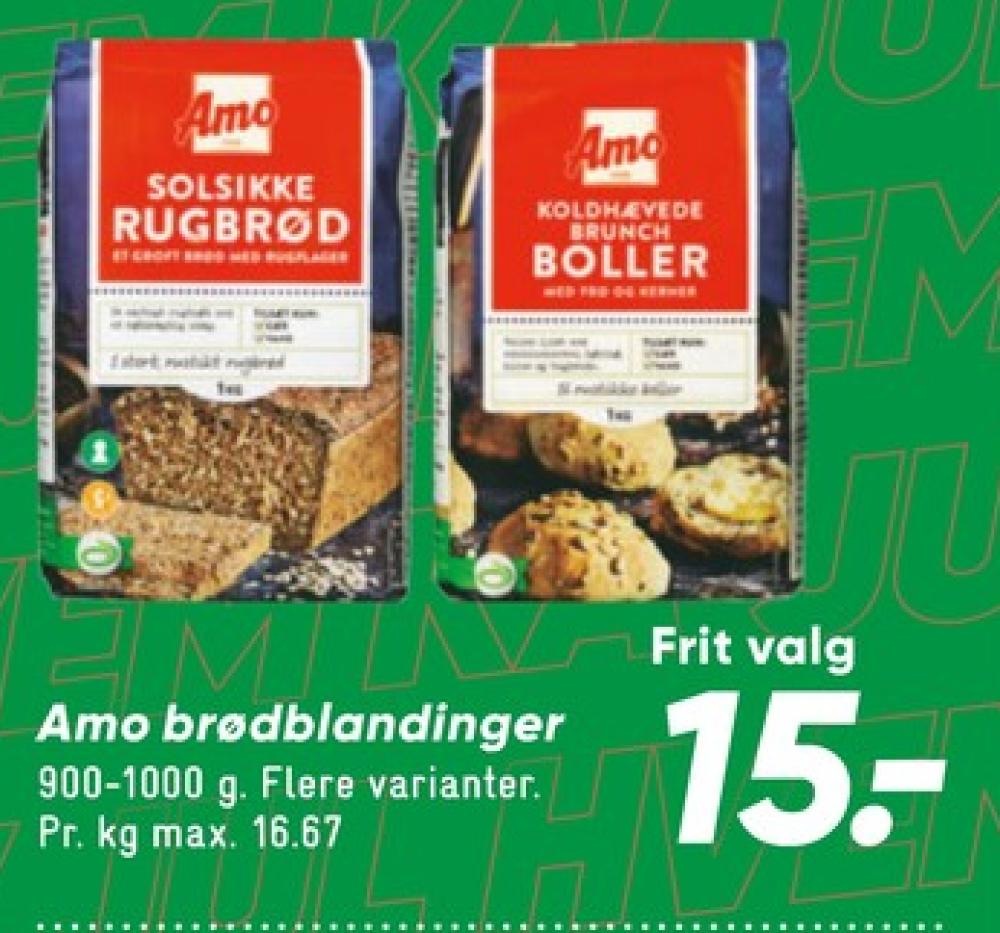 Amo, Solsikkerugbrødsblanding