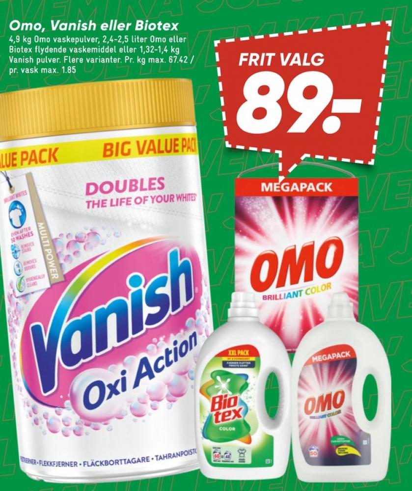 Omo, Vaskepulver