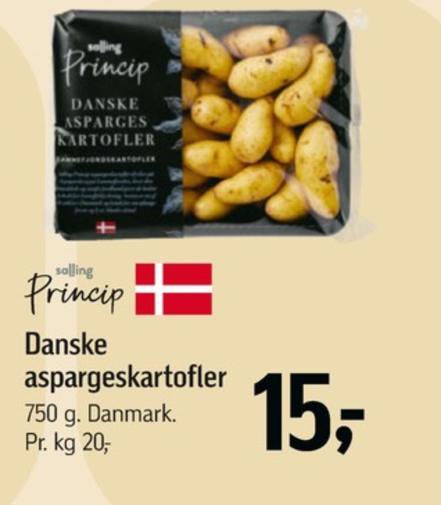 Salling Princip, Asparges Kartofler