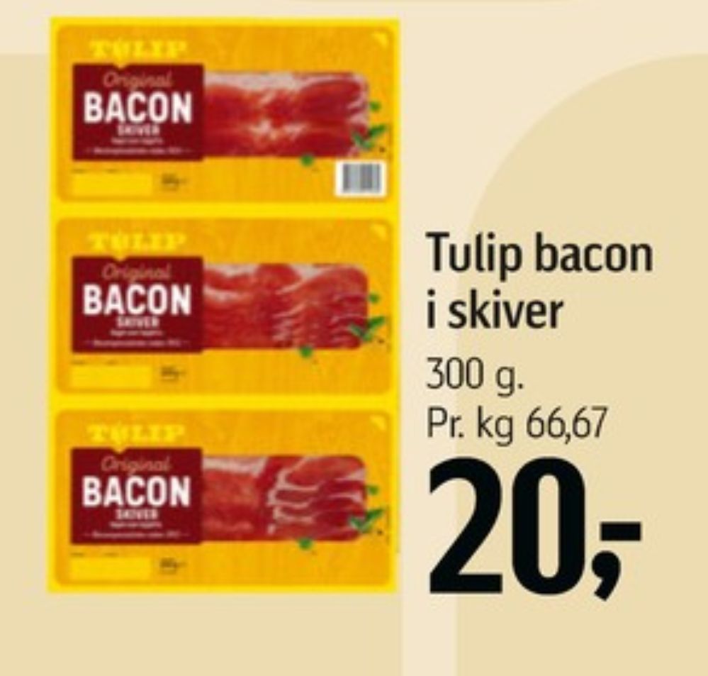 Tulip, Baconskiver