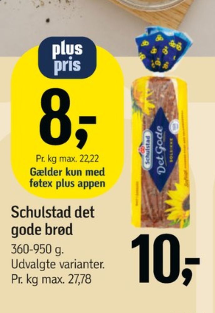 Schulstad Det Gode, Solsikkerugbrød