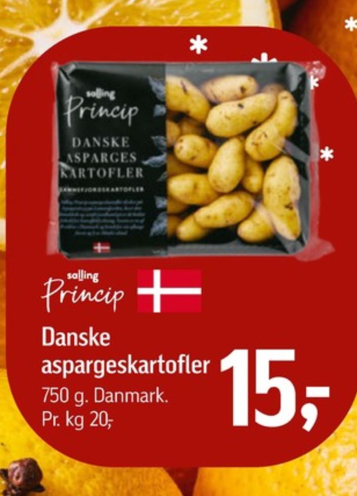 Salling Princip, Asparges Kartofler
