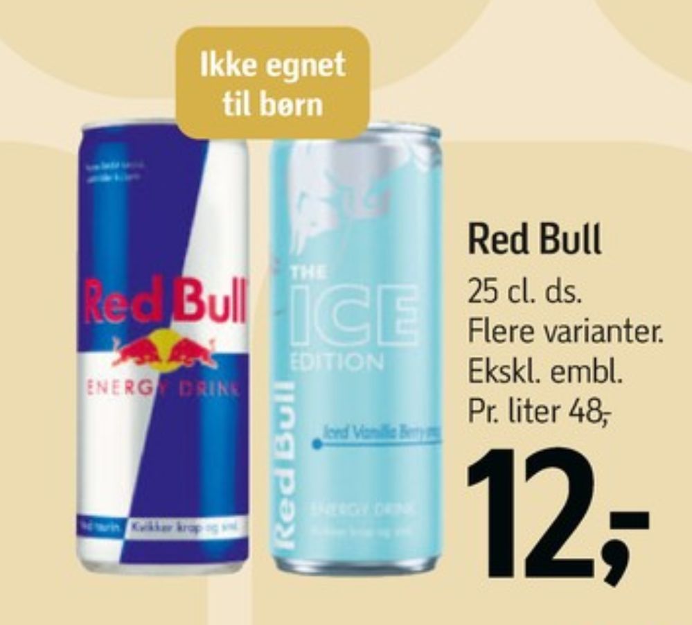 Red Bull Energy, Energidrik