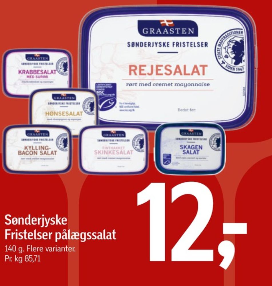 Graasten Sønderjyske Fristelser, Kylling & Baconsalat