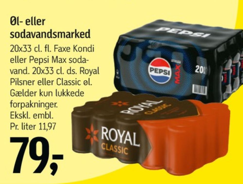 Pepsi Max, Cola 20 pk