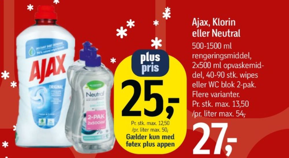 Ajax, Rengøringsservietter