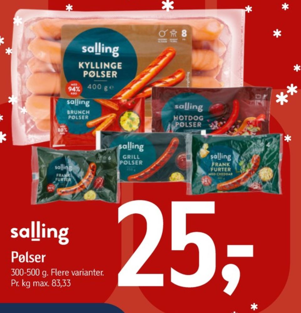 Salling, Grillpølser