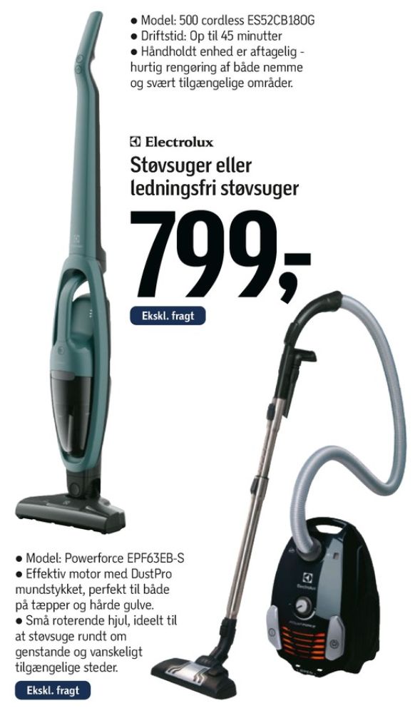 Electrolux, Støvsuger