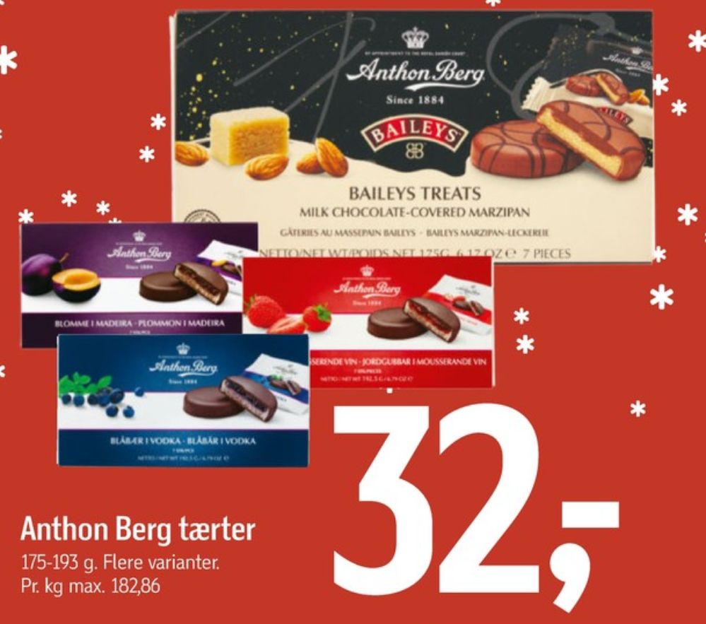 Anthon Berg, Marcipantærter Jordbær i Champagne