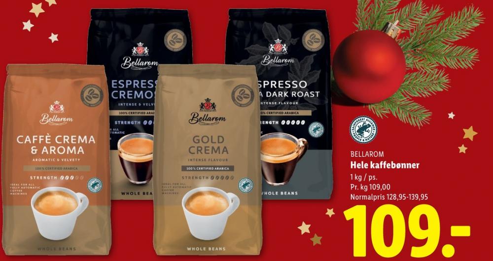 Bellarom Espresso Extra Dark Roast, Kaffebønner