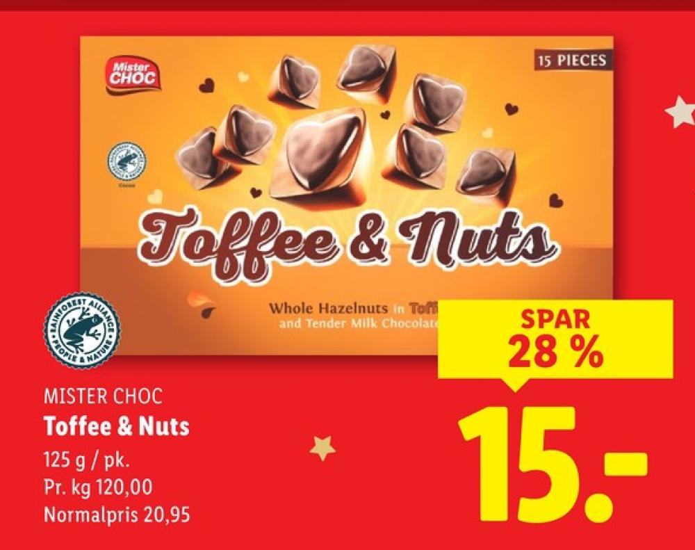 Mister Choc Toffee & Nuts, Dessertchokolade
