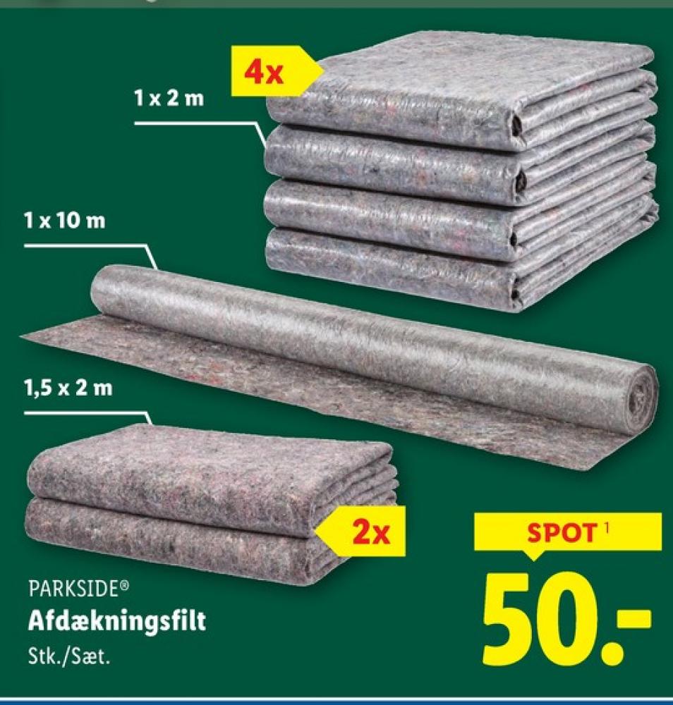 Parkside, Afdækningsfilt