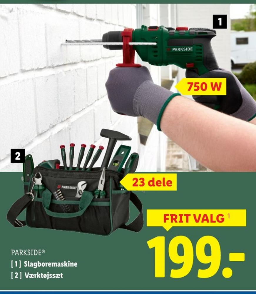 Parkside, Værktøjssæt