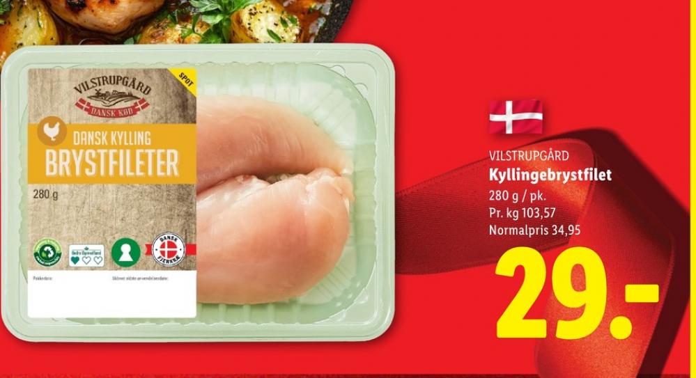 Vilstrupgård, Kyllingebrystfilet