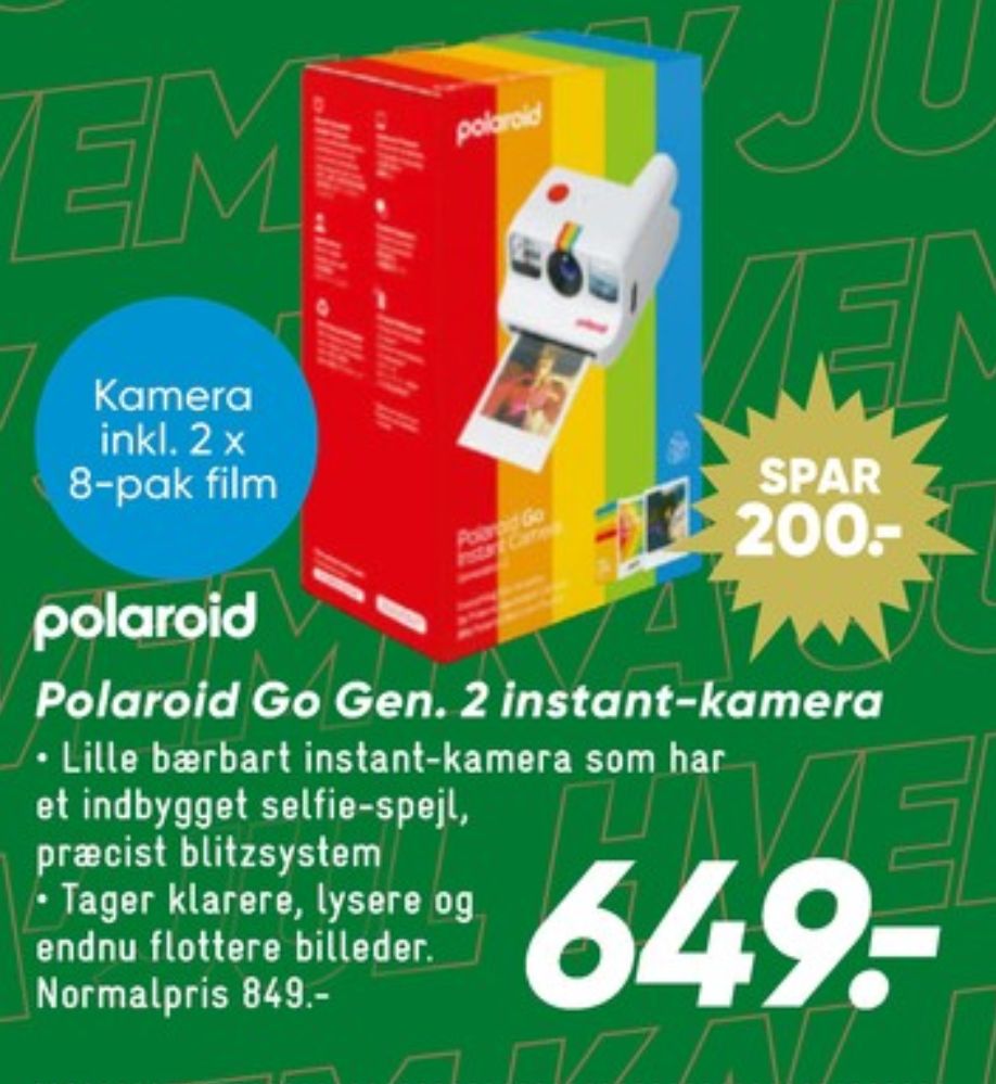 Polaroid, Kamera