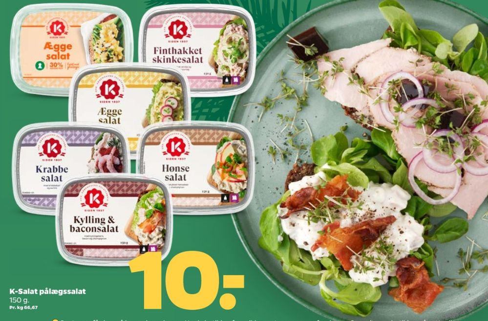 K-salat, Kylling & Baconsalat