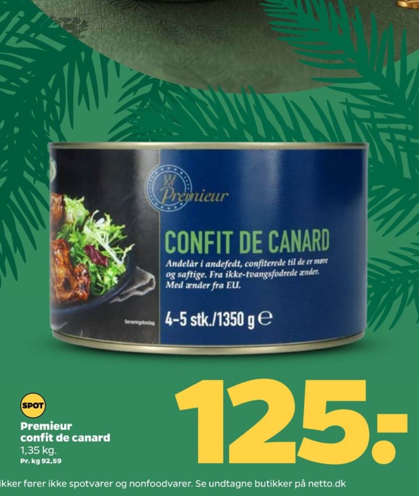 Premieur, Confiterede Andelår