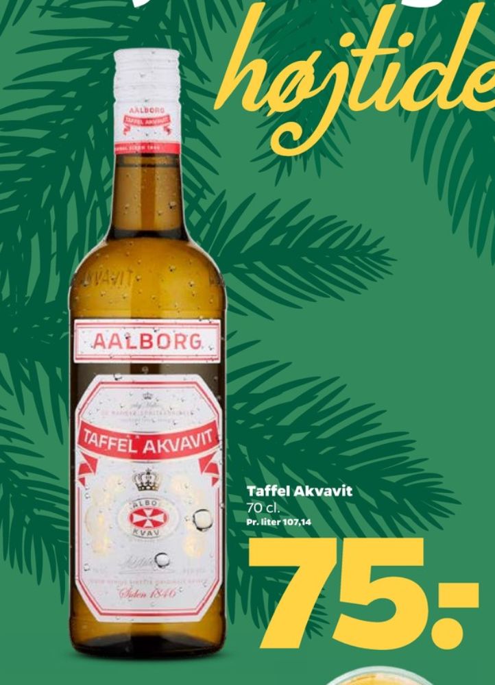 AAlborg Taffel Akvavit, Akvavit