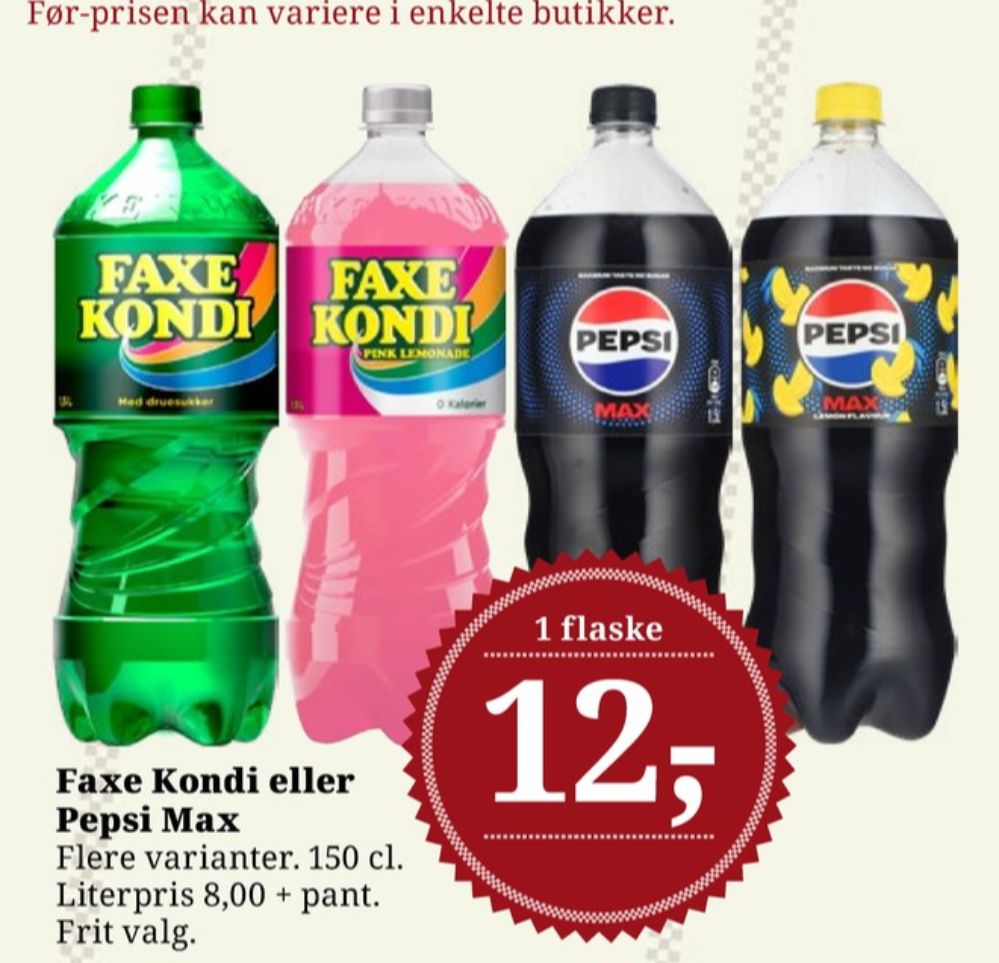 Faxe Kondi Pink Lemonade 0 Kalorier, Sportssodavand