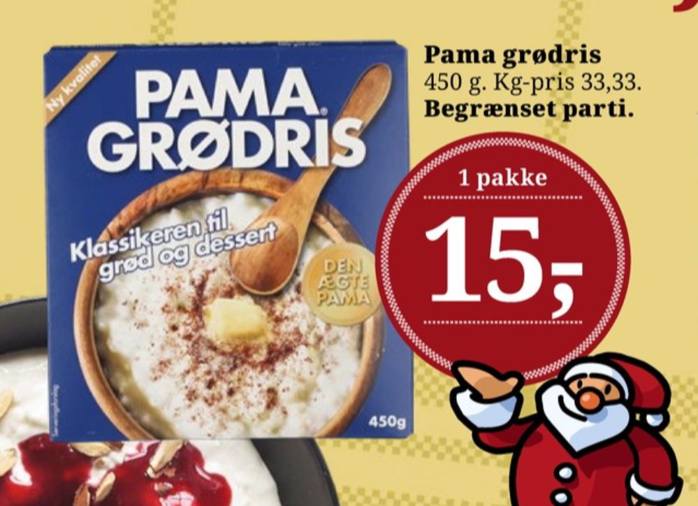 Pama, Grødris