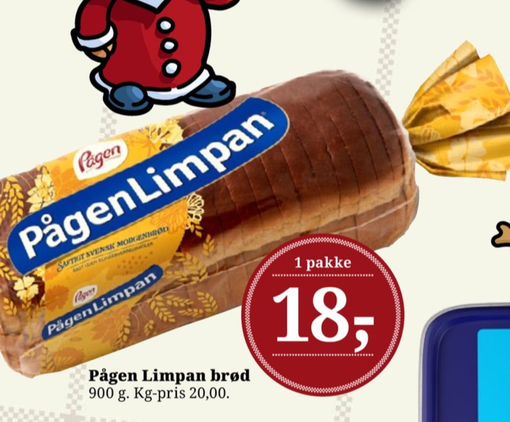 Pågen Limpan, Brød