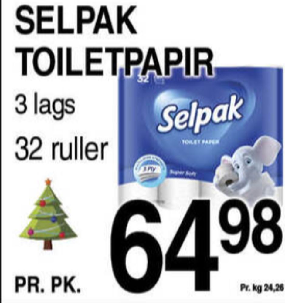 Selpak, Toiletpapir