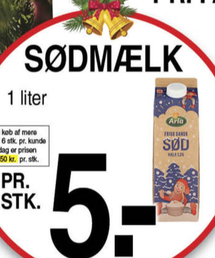 Arla, Sødmælk
