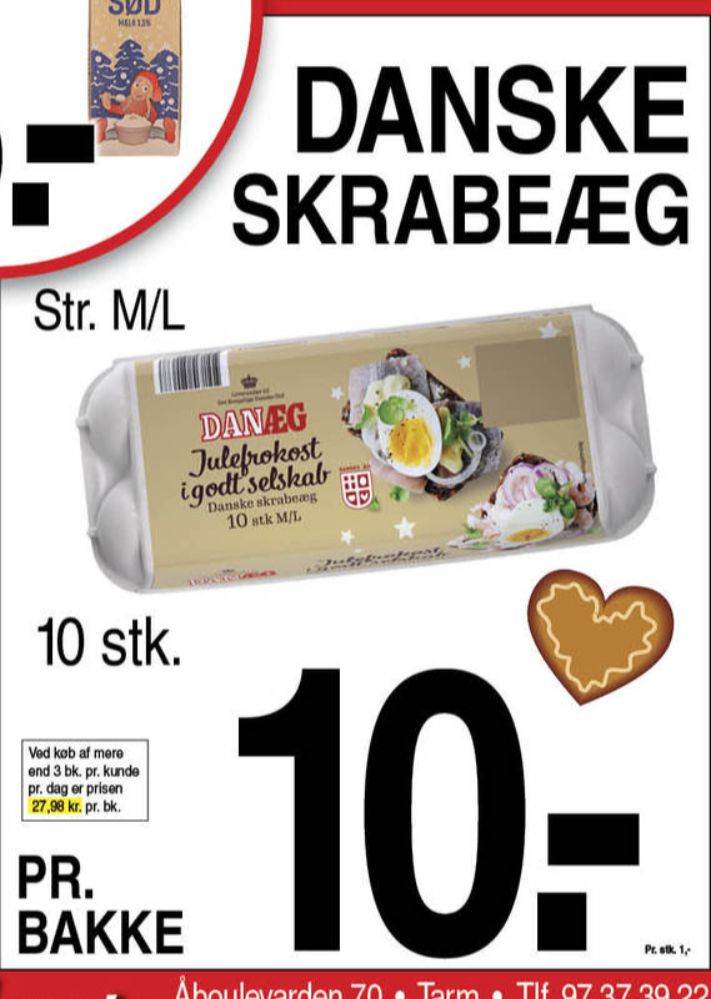 Danæg, Hverdagsæg M/L